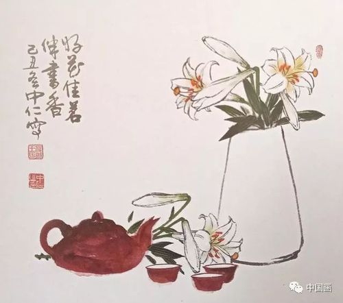 「国画技法」百合花怎么画好看?