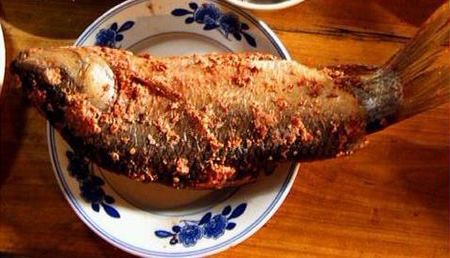 湖南省古丈县特色美食——糯米腌酸鱼