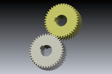 手掌面向本人,四指指向齿轮轴线方向,轮齿偏向的左拇指为左旋,轮齿