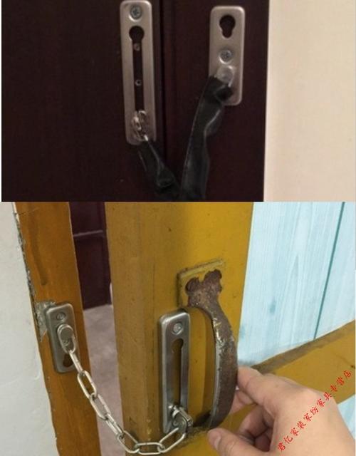 加厚防盗链链反锁链条锁防盗扣房栓宾馆酒店安全链不锈钢