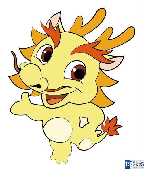 ai怎么龙生肖卡通图ai龙卡通生肖的画法