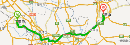 全程约178.7公里,途径:京环线,g112.