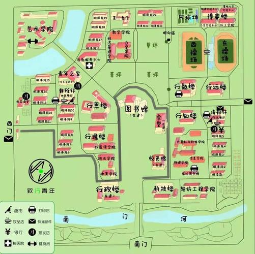 济宁学院宿舍楼地图