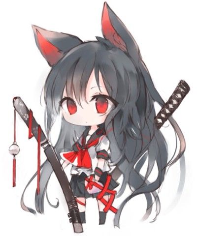 收集   点赞  评论  p站 动漫美少女 q版萌系 软妹 美图 猫耳 小清新