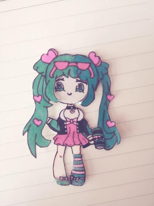 自创迷你世界小艾换装_迷你世界_兴趣爱好_绘画