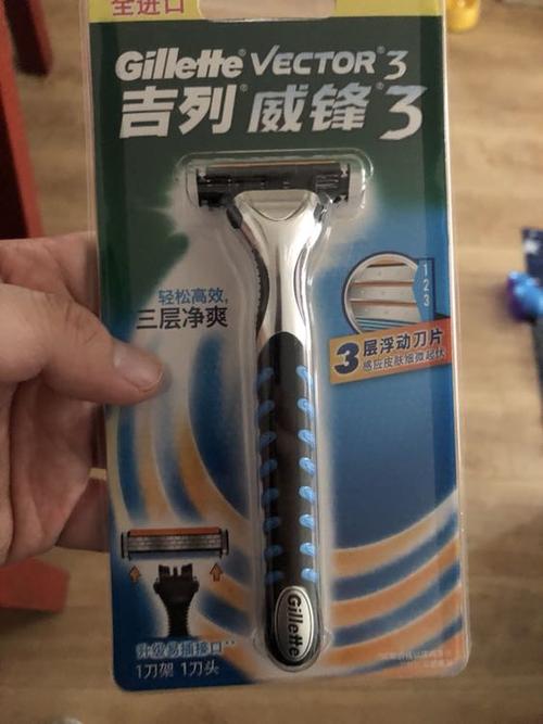 9刀头1刀架剃须泡吉列威锋3手动剃须刀锋速三层刀片刮胡刀晒单图
