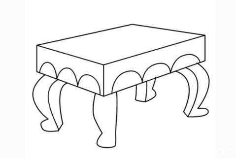 简笔画桌子2