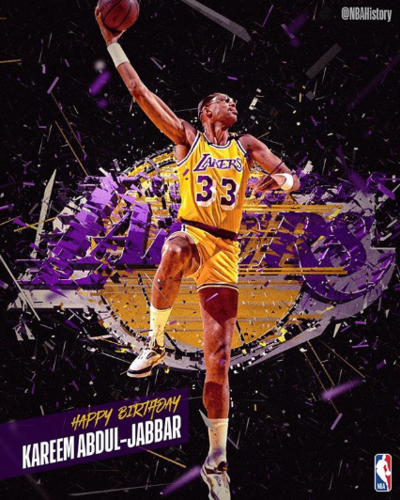 nba官方祝传奇中锋贾巴尔71岁生日快乐