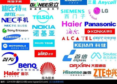 手机品牌标志大全