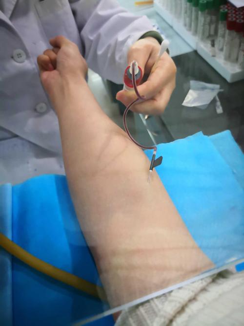 今天去医院抽血检查了,确定是真的有宝宝了