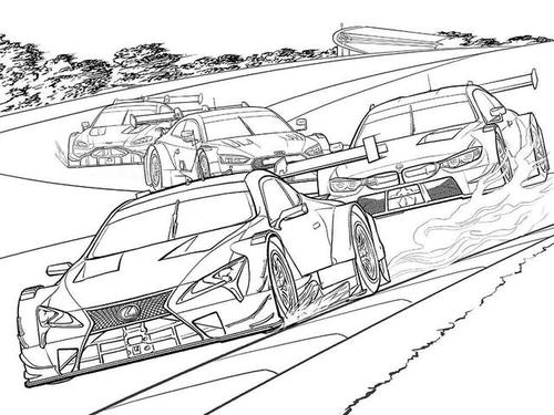 纸上画车|coloring-book