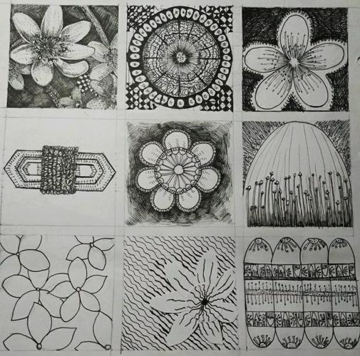 【手绘】花朵的变形