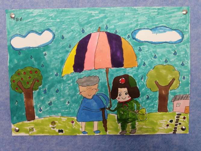 学习雷锋好榜样,争做时代小先锋——人民路小学一10班绘画作品展