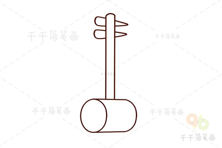 如何画二胡简笔画生活用品简笔画