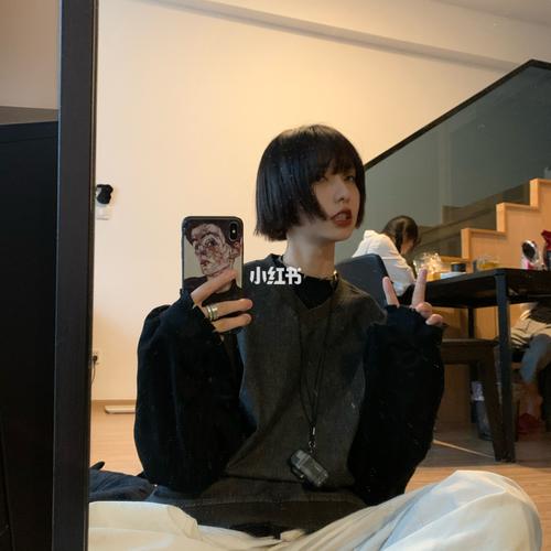 女生舒适短发 | 可爱猪的对镜自拍02_发型_自拍_杭州攻略_女生短发
