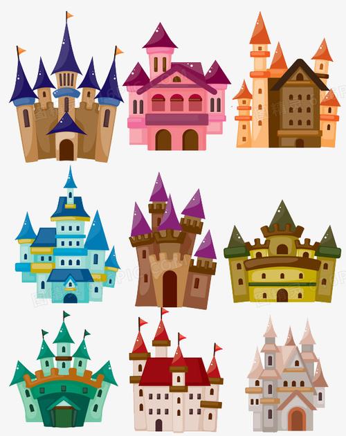 本设计作品为卡通城堡图案,格式为png,尺寸为600x756,下载后直接使用