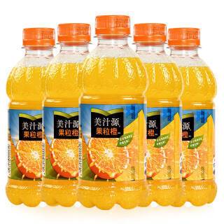 可口可乐美汁源果粒橙300ml6瓶橙汁果汁橙子饮品饮料129元