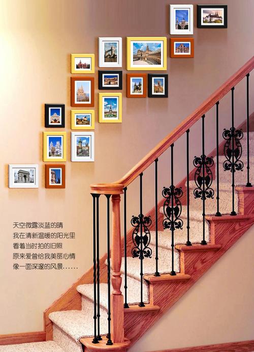 7寸办公室楼梯装饰照片墙相框墙性楼道挂墙走廊墙面创意个相片墙