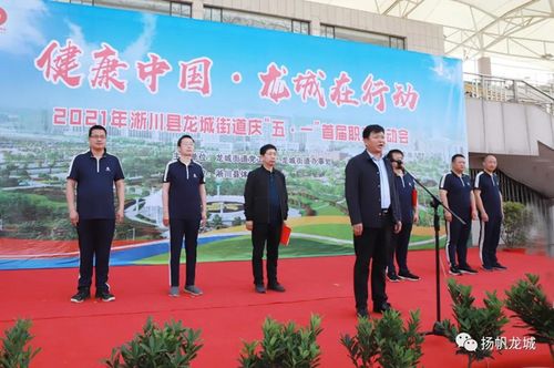 淅川县政府副县长马飞出席运动会并宣布开幕