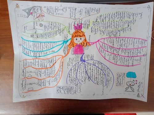 希望也总不会缺席"——乌丹蒙古族小学五年级学生数学思维导图手抄报