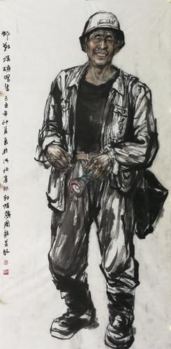 原创赵国毅教授煤矿工人写生创作微展