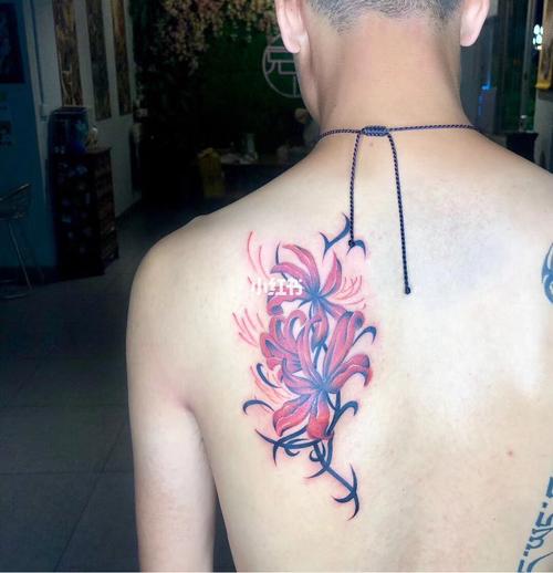 95作品:彼岸花_兄弟堂刺青攻略_曲靖攻略_纹身_彼岸花_美妆_彩妆