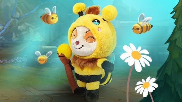 小蜜蜂提莫毛绒玩具 售价:$30