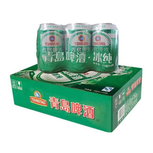 青岛啤酒欢动7度瓶装500ml*12 青岛啤酒清醇330ml*6 青岛崂山啤酒8度