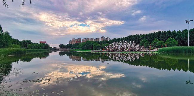 图说|河南项城:晚霞满天美如画|项城市|周口市|张鑫