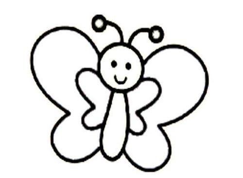 简笔画蝴蝶蝴蝶