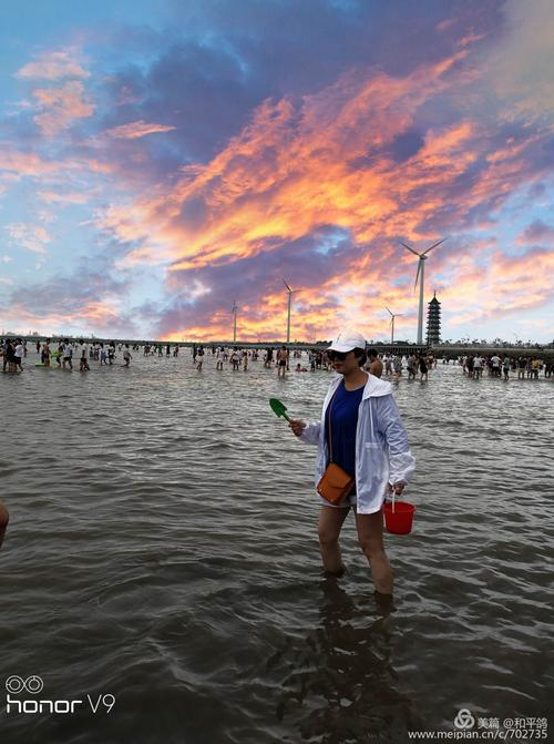 游中国上海金山城市沙滩与奉贤沙滩二日记录(20190817)