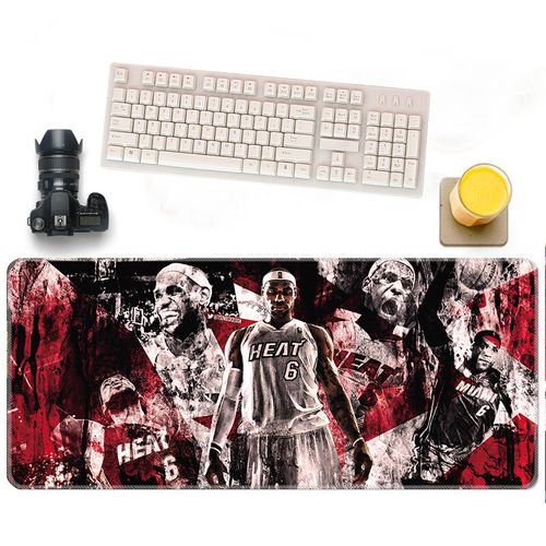 nba球星潮流潮图鼠标垫体育男生礼物科比詹姆斯韦德