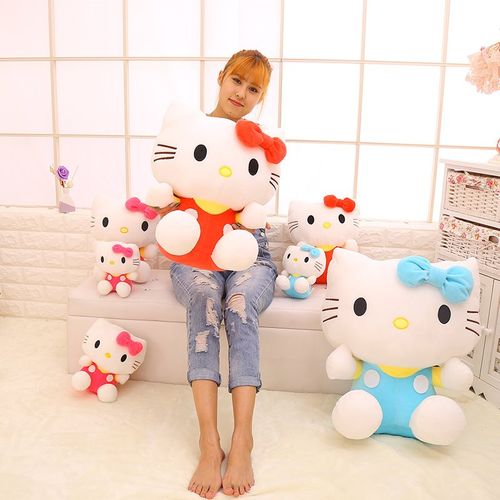 kt猫情侣头像两张,最好看hellokitty头像 会说话hellokitty公仔布娃娃可爱kt猫毛绒玩具创意情侣女生日礼物