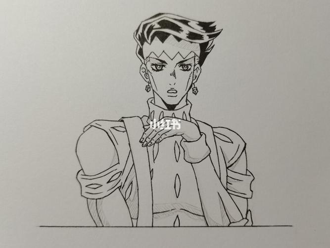 画jojo真是high到不行_手绘_马克笔_冒险_上色_马克笔手绘_文化_绘画