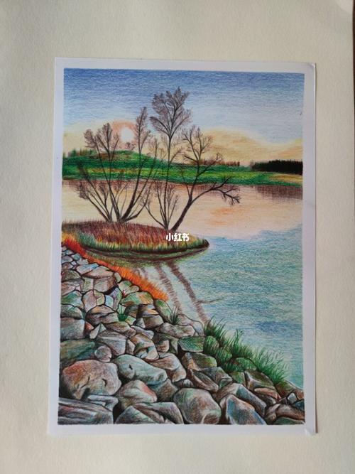 彩铅风景画_彩铅_风景_文化_绘画