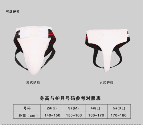 跆拳道训练比赛标准型男护裆 女护阴 护具 支持logo印制
