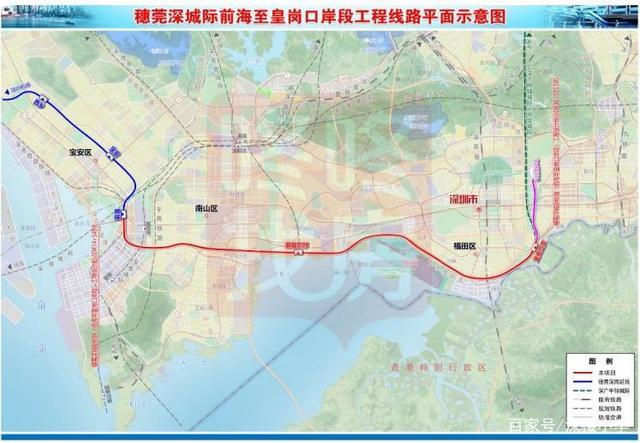 穗莞深城际前海至皇岗口岸段 直接加强宝安,前海,福田,罗湖片区联系