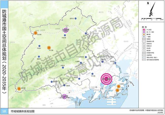 惊喜防城港未来15年全新规划出炉20202035城市规划图出炉