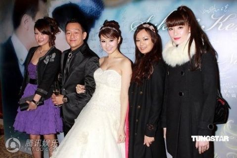 明星结婚当天的照片(三)