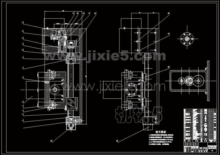 z3040摇臂钻床主轴z方向进给机械部分改造装配图