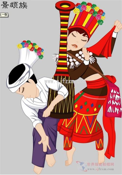 中国民族服饰文化—— 景颇族服饰文化