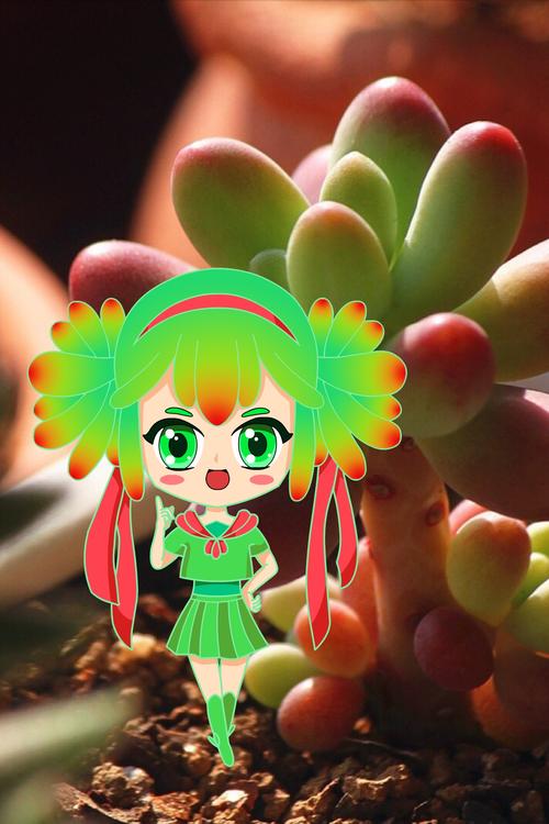 多肉植物拟人形象设计