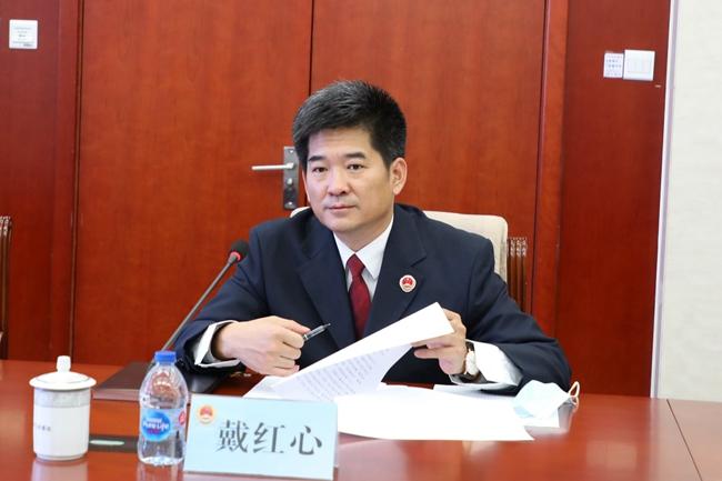 区人大常委会朱宝平主任一行来院调研公益诉讼工作开展情况