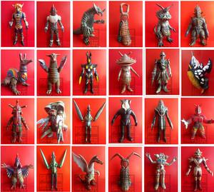 万代奥特曼c大怪兽软胶 ex哥莫拉海帕杰顿加佐特加坦杰厄巴克西辉辉