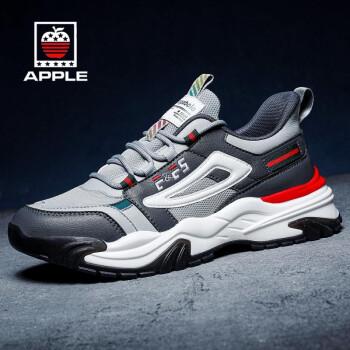 美国苹果apple厚底增高老爹鞋男青年个性学生男士休闲潮鞋男2021秋季