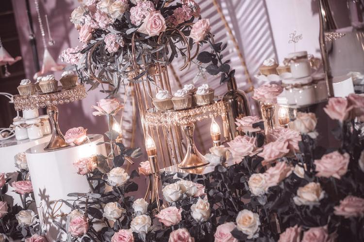 sweet pink wedding