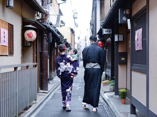 关西亲子游-京都和服体验及旅拍