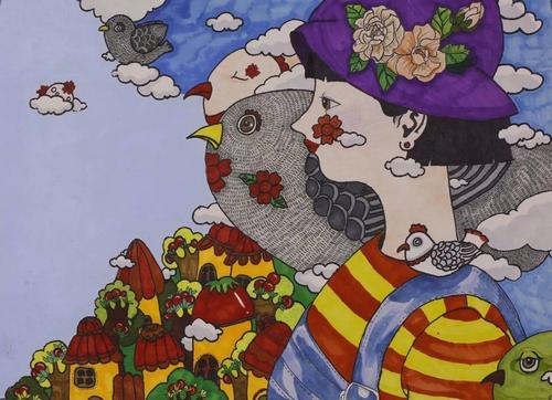 创文明城市绘美好家园句容市少儿绘画比赛最佳人气奖评选活动开始啦