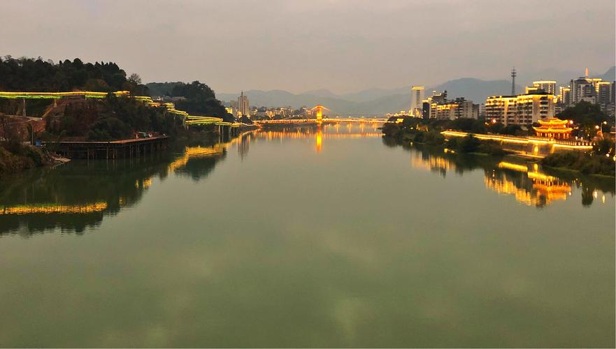 随拍风景(12)/沙溪河畔夜色(2017.12)