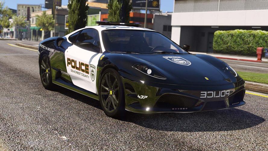 侠盗猎车5 热力追踪警车法拉利430 scuderia mod